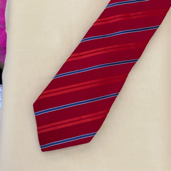 Ermenegildo Zegna red tie like new